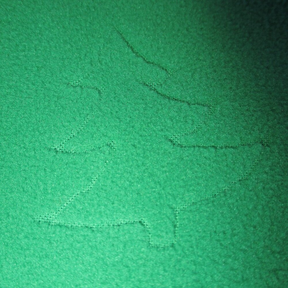 Green Christmas Fleece-Trees/4 yrds. New